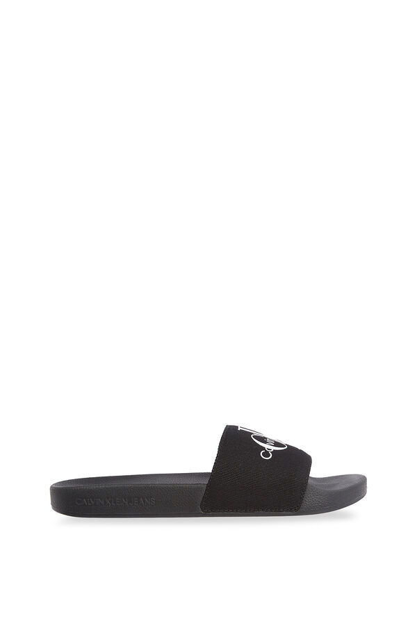 Springfield Chanclas Calvin Klein Jeans mujer negro