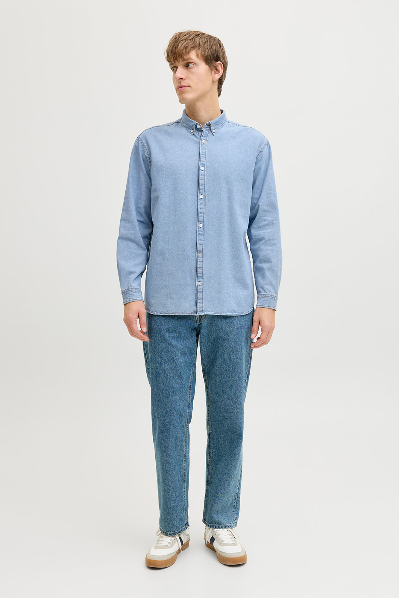 JJ REBEL Camisa algod&oacute;n manga larga relaxed