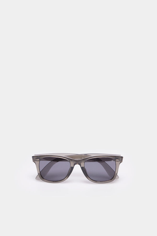 Springfield Sonnenbrille Celluloseacetat klassisch Grau durchscheinend grau