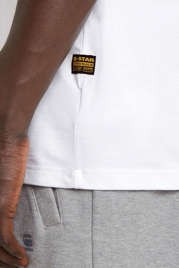 G-STAR Short sleeve small logo T-shirt G-Star white