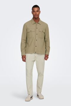 Only & Sons Cal&ccedil;a de linho