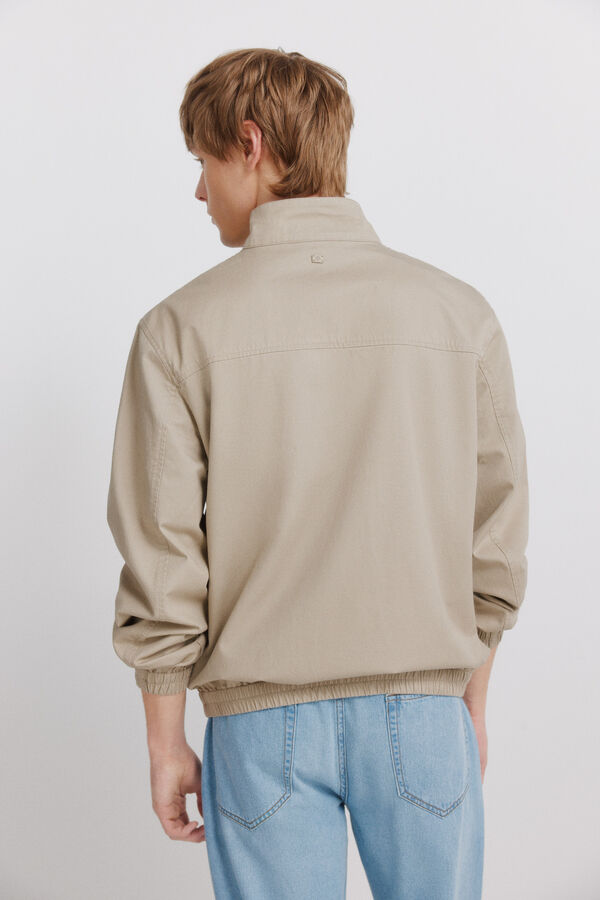 Springfield Linen cotton lightweight jacket nude
