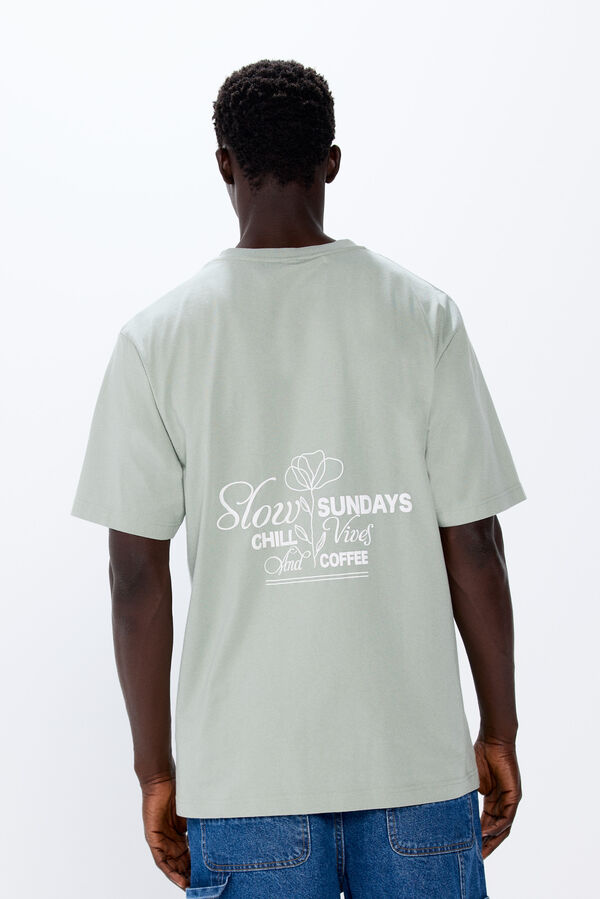 Springfield Slow Sundays T-shirt green