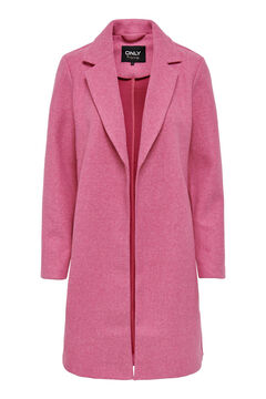 Springfield Coat with lapel collar pink