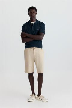 Springfield Piqu&eacute; basic regular fit polo shirt
