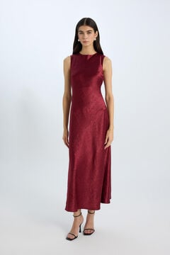 DeFacto Vestido comprido acetinado