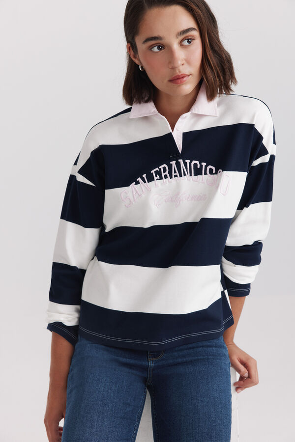 Springfield Polo gola camiseira "san francisco" branco