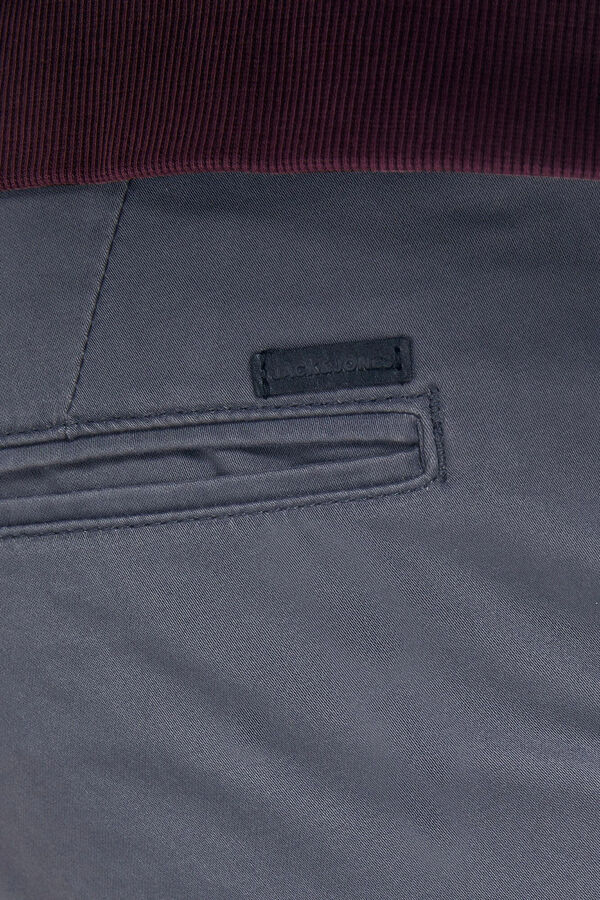 Springfield Pantalón chino slim fit negro