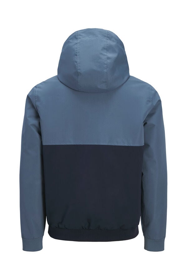 Jack & Jones bomber jacket with hood grey