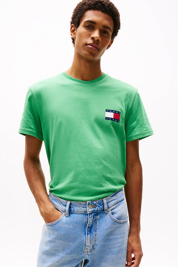 Tommy Jeans Slim short sleeve t-shirt green