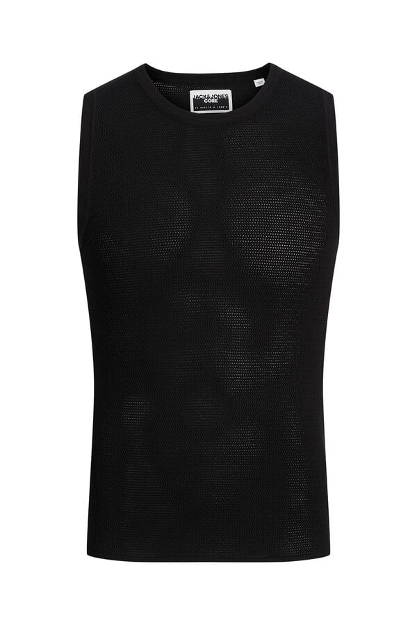 Jack & Jones Sleeveless jersey-knit top black