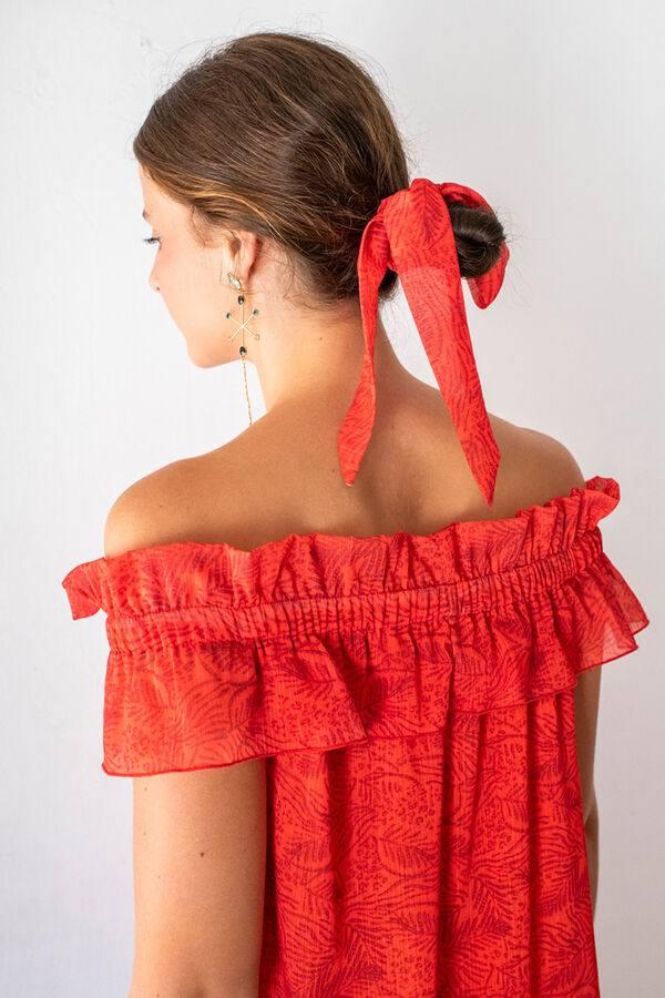 Cul Sac Vestido largo midi estampado