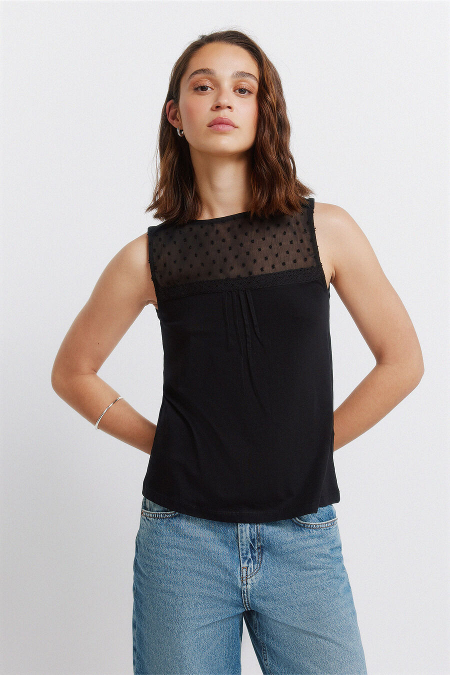 Camiseta tirantes plumeti