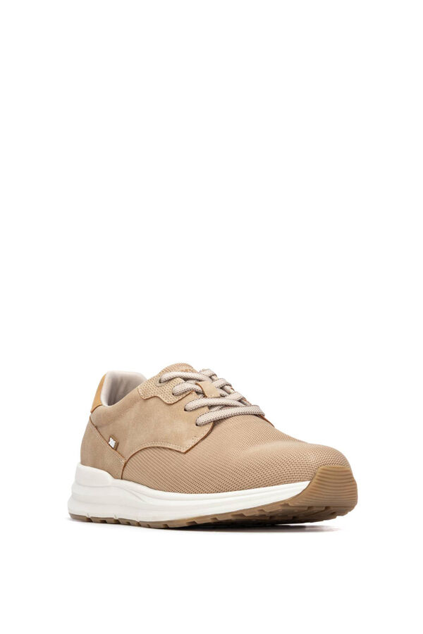 XTI Casual lace-up trainers brown