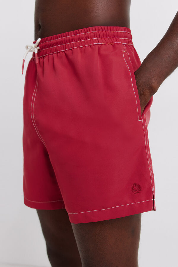 Springfield Plain contrast swimwear red