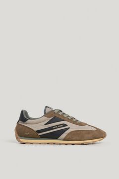 Pepe Jeans Sapatilhas retro multimaterial