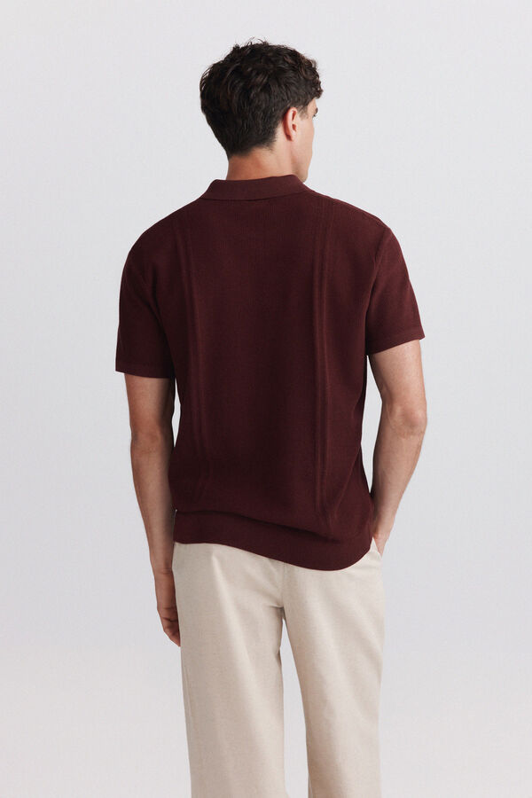 Springfield Basic structure polo shirt red