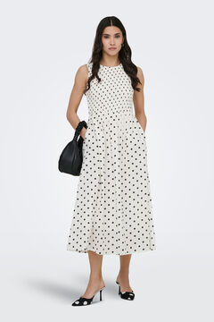 JDY Midi-Kleid mit ausgestelltem Saum