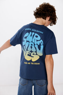 Springfield T-shirt dip dye menino marinho mistura