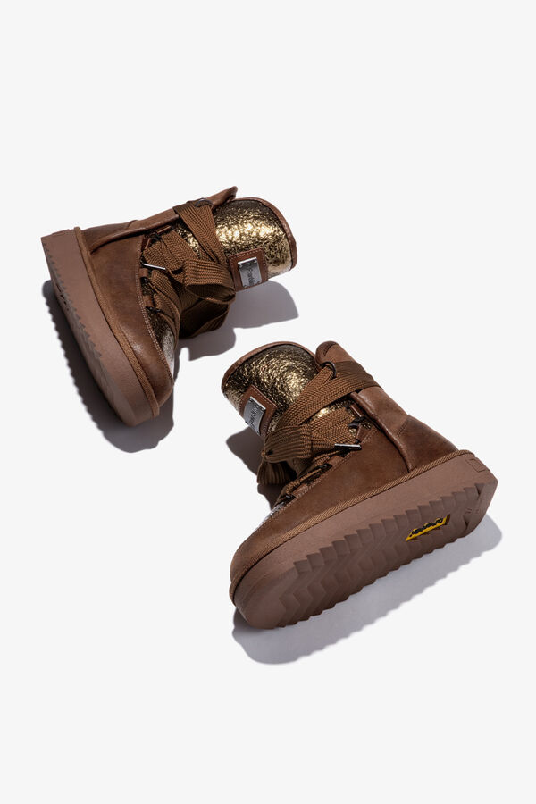 D. Franklin Botas apr&egrave;s ski glitter vegan tostado