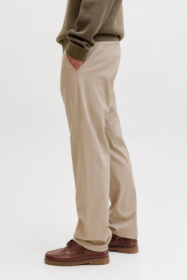 Jack & Jones Relaxed chinos trousers nude