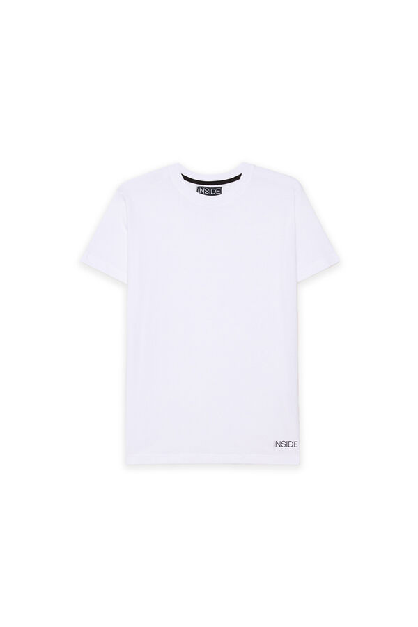 Inside Basic T-Shirt Weiß