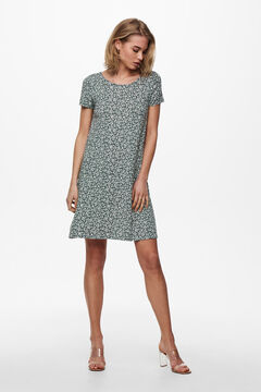 Only Vestido corto manga corta