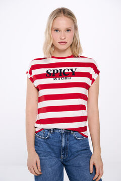 Springfield Camiseta "Spicy" rojo
