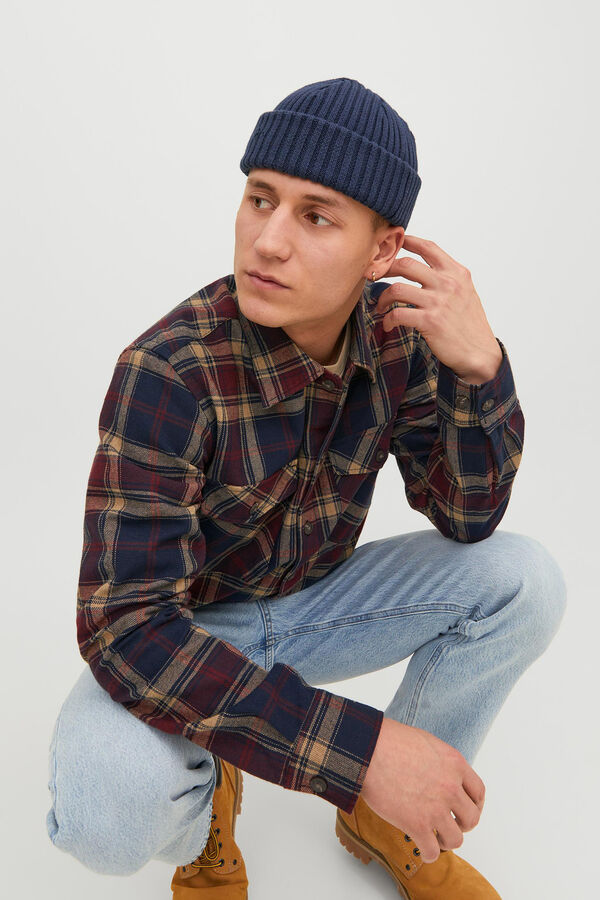 Jack & Jones Check overshirt pink