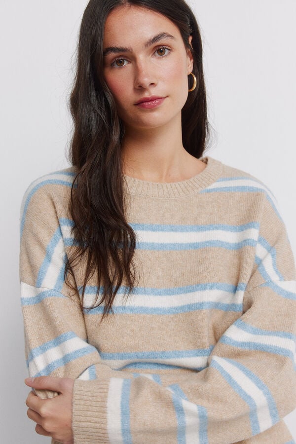 Springfield Dropped shoulder jumper blue