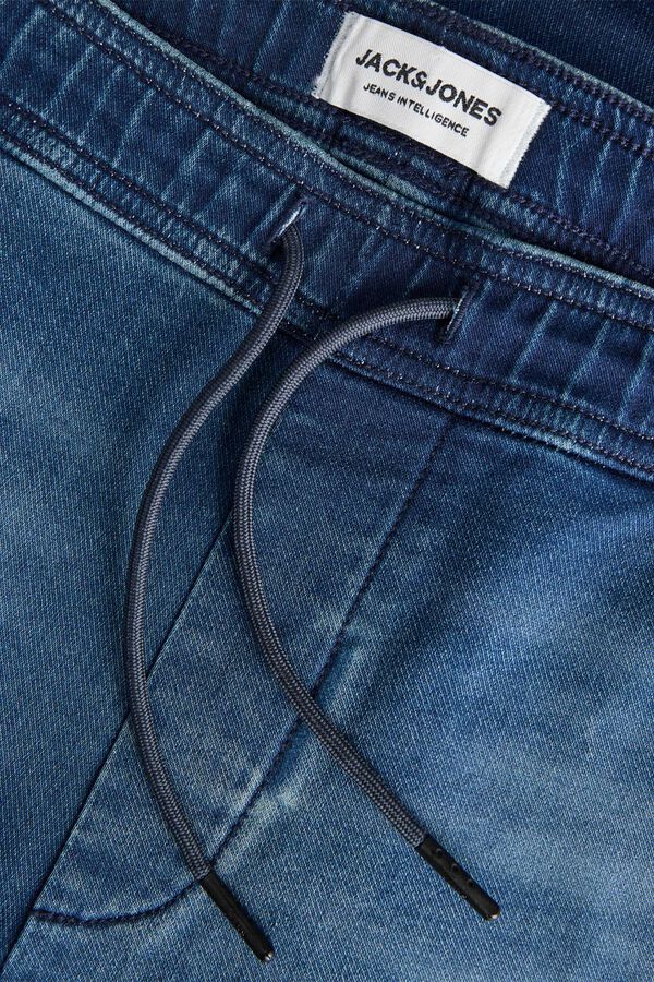 Jack & Jones Cotton regular Bermuda shorts blue