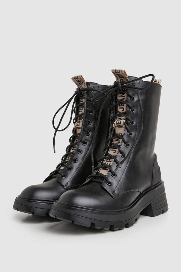 Springfield Lace-up ankle boots black