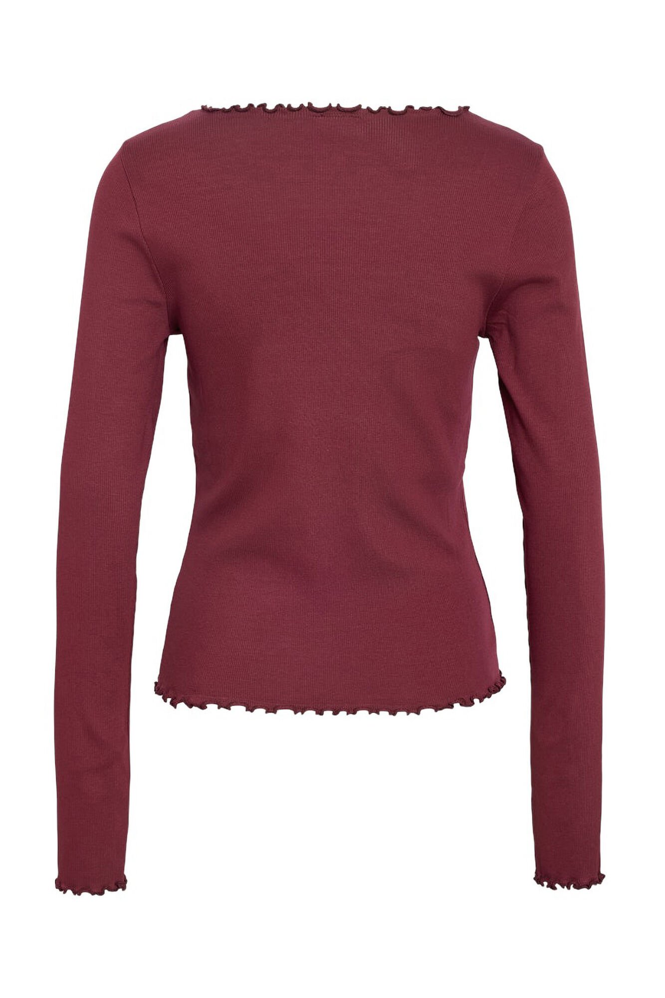 Noisy May camisa b&aacute;sica costuras