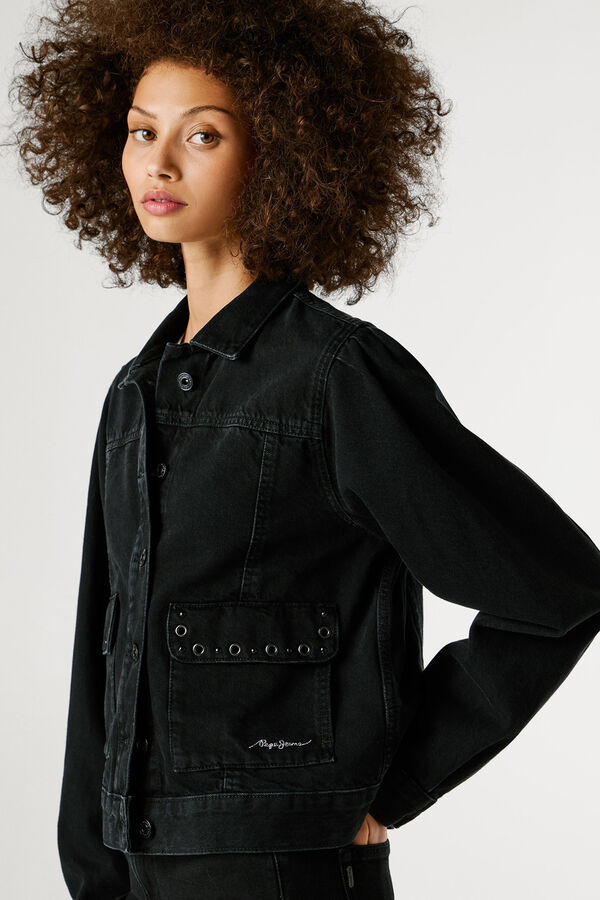 Pepe Jeans Casaco denim  preto