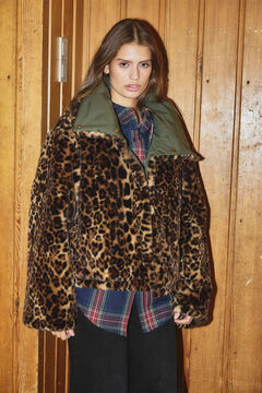Noisy May Chaqueta reversible efecto pelo