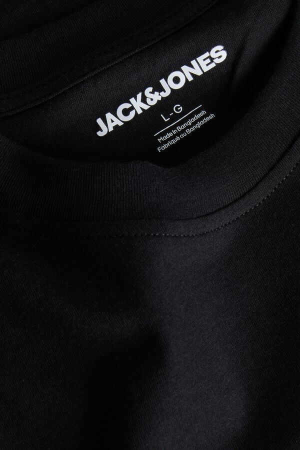 Jack & Jones PLUS Logo short sleeve T-shirt black