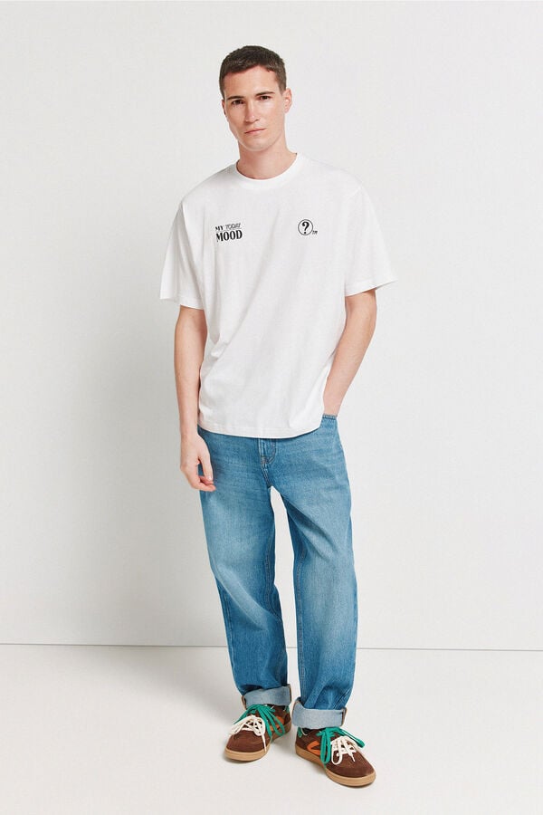 Springfield Today's mood T-shirt white