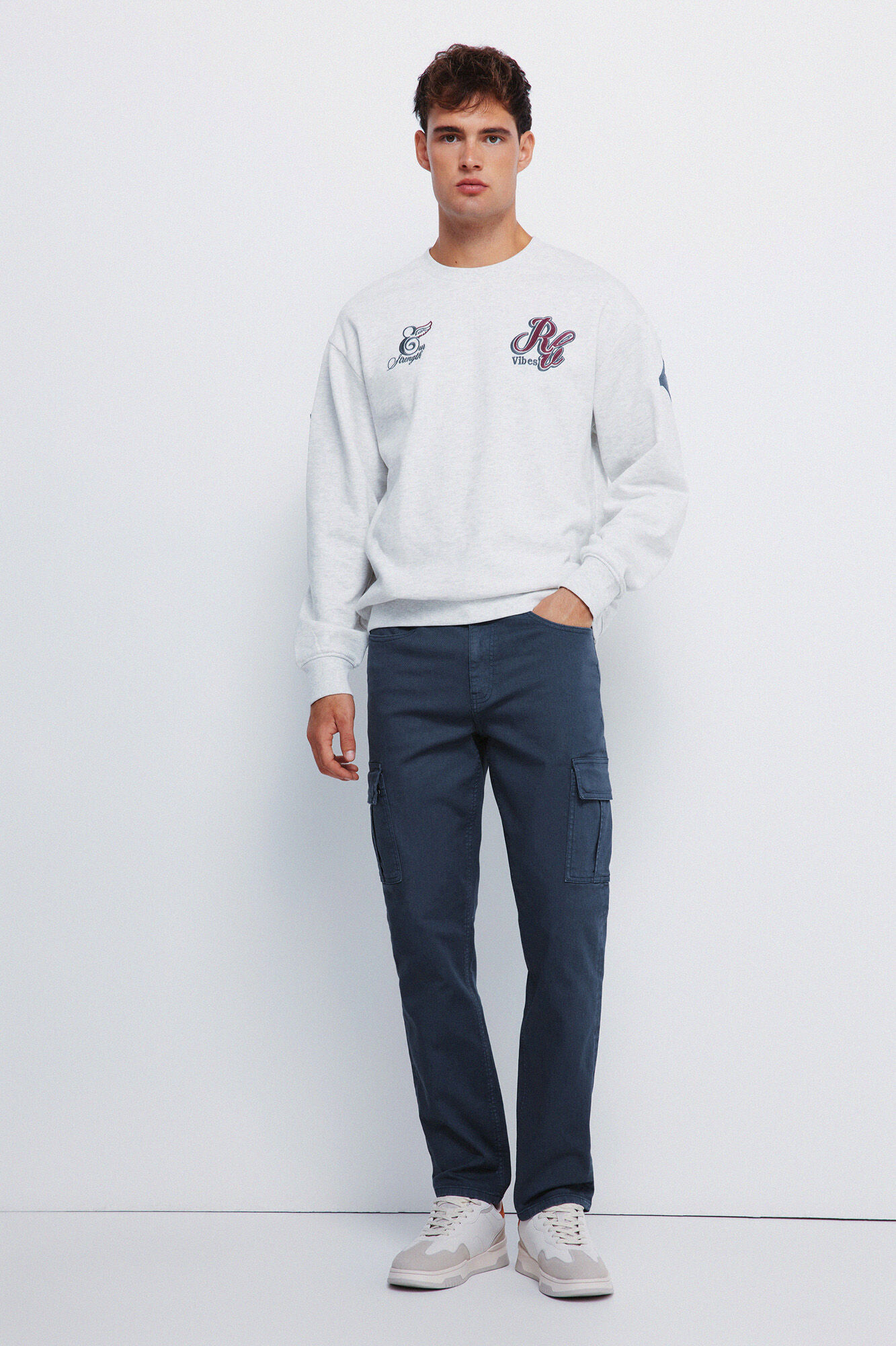 Springfield Slim fit washed cargo trouser