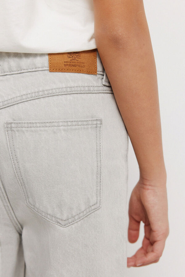 Springfield Kids Jeans Culotte ni&ntilde;a gris