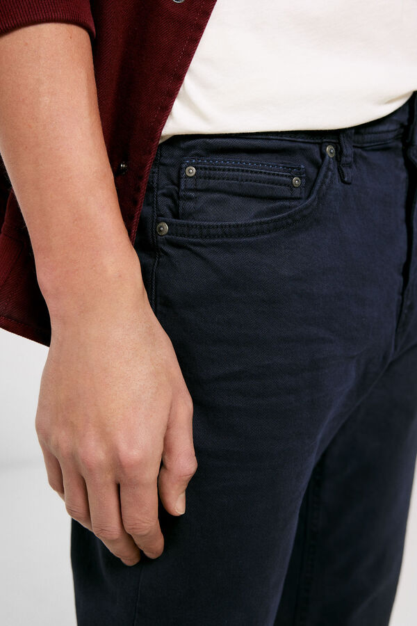 Springfield Five-Pocket-Jeans, Slim Fit, Farbe verwaschen blau