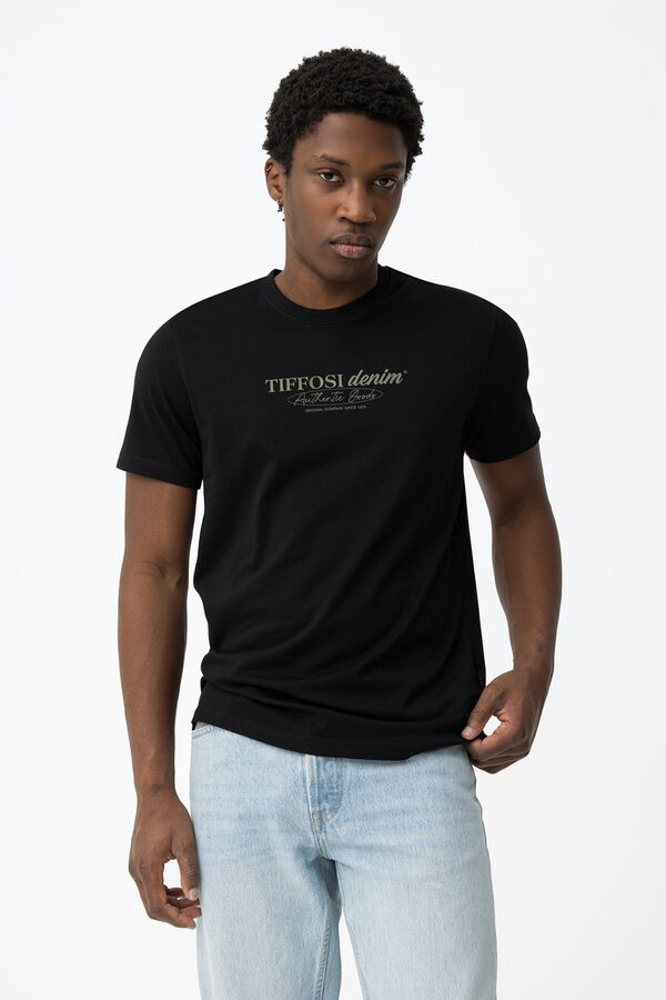 Tiffosi Camiseta de manga curta preto