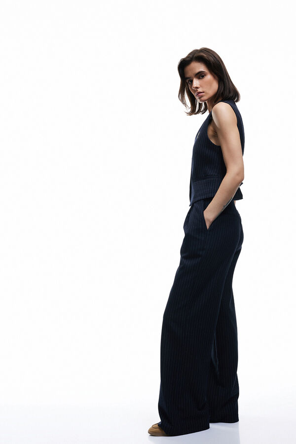 Koton Pantal&oacute;n palazzo azul