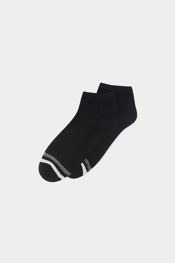 Springfield Ribbed ankle socks black