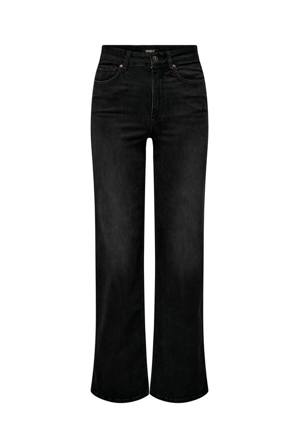 Only Wide jeans Crna