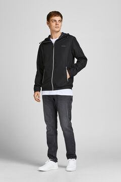 Springfield Lightweight hooded jacket noir