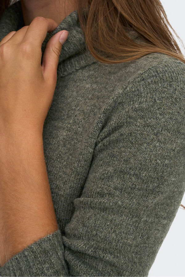 JDY Strick- kurzes Kleid Gr&uuml;n