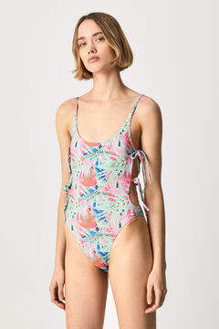 Springfield Printed swimsuit  rouge