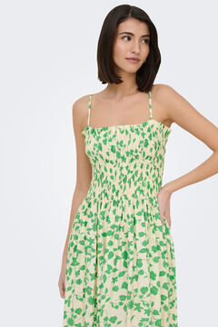 JDY Vestido largo nido de abeja