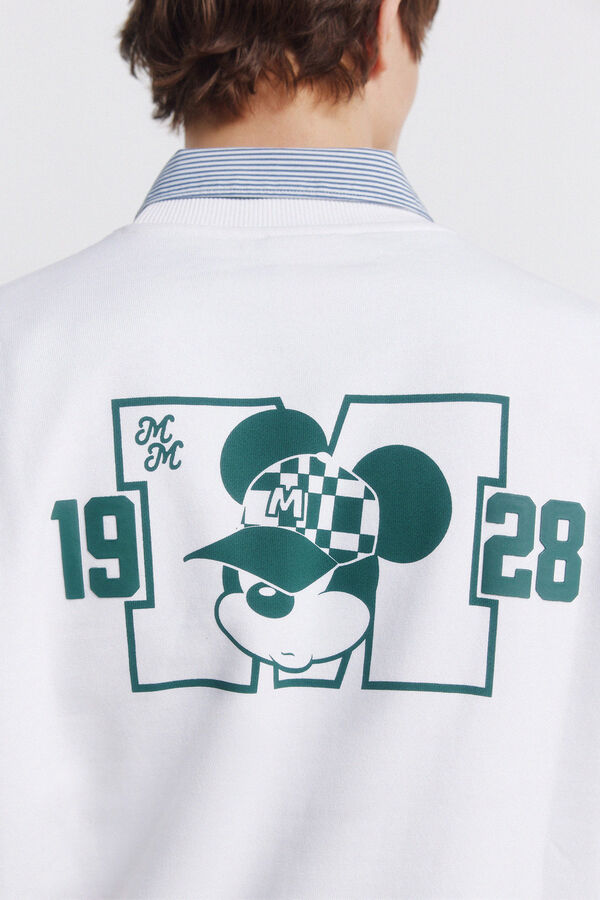 Springfield Sweatshirt Mickey white