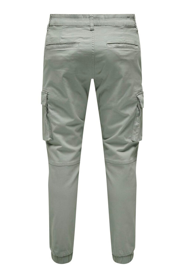 Only & Sons Tapered-Fit-Cargohose f&uuml;r Herren Grau